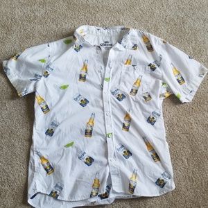 Corona Hawaiian Summer Shirt LG